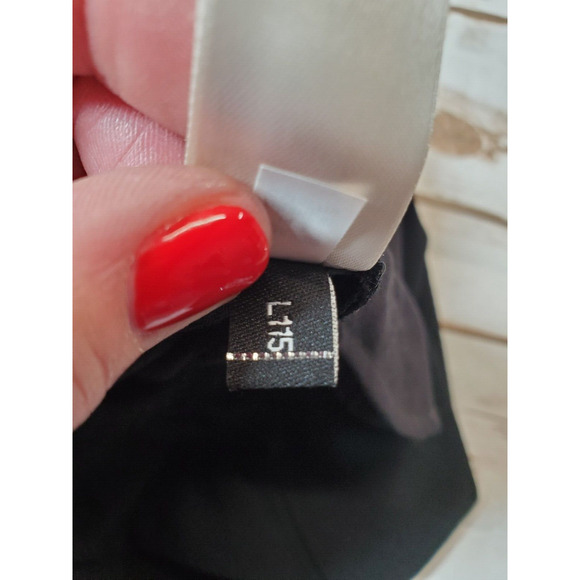 KATE SPADE Womens Small Black Ankle Pull On Pants BOW WAISTBAND Designer Viscose - Picture 8 of 13